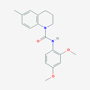 N-(2,4-dimethoxyphenyl)-6-methyl-3,4-dihydro-1(2H)-quinolinecarboxamide