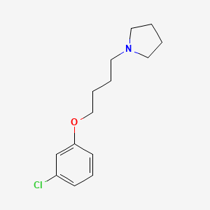 1-[4-(3-chlorophenoxy)butyl]pyrrolidine