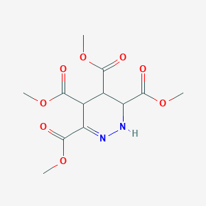 molecular formula C12H16N2O8 B4634489 3,4,5,6-TETRAMETHYL 1,4,5,6-TETRAHYDROPYRIDAZINE-3,4,5,6-TETRACARBOXYLATE 