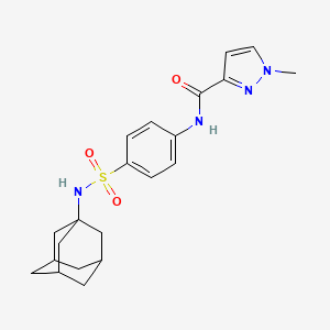 N~3~-{4-[(1-ADAMANTYLAMINO)SULFONYL]PHENYL}-1-METHYL-1H-PYRAZOLE-3-CARBOXAMIDE