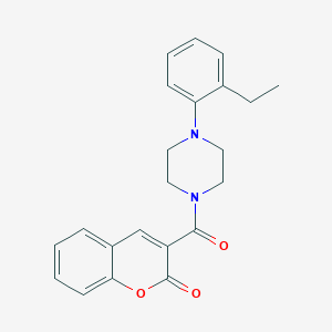 3-{[4-(2-ethylphenyl)piperazin-1-yl]carbonyl}-2H-chromen-2-one