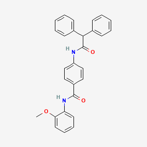 4-[(diphenylacetyl)amino]-N-(2-methoxyphenyl)benzamide