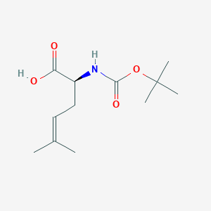 B046348 Boc-(S)-2-Amino-5-methylhex-4-enoic acid CAS No. 123098-61-3