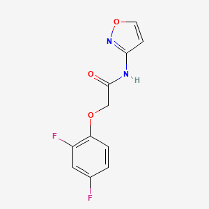 2-(2,4-DIFLUOROPHENOXY)-N-(3-ISOXAZOLYL)ACETAMIDE