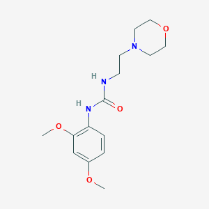 N-(2,4-dimethoxyphenyl)-N'-[2-(4-morpholinyl)ethyl]urea