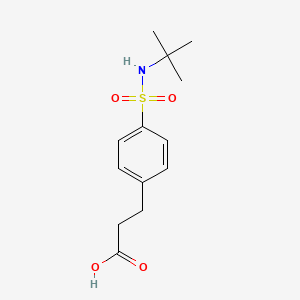 3-[4-(Tert-butylsulfamoyl)phenyl]propanoic acid