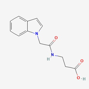 N-(1H-indol-1-ylacetyl)-beta-alanine