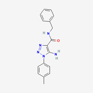 5-amino-N-benzyl-1-(4-methylphenyl)-1H-1,2,3-triazole-4-carboxamide