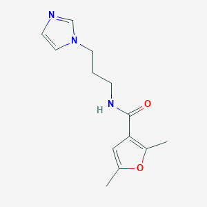 N-[3-(1H-imidazol-1-yl)propyl]-2,5-dimethyl-3-furamide