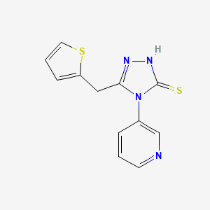 4-(3-pyridinyl)-5-(2-thienylmethyl)-4H-1,2,4-triazole-3-thiol