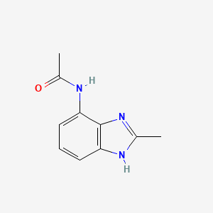 N-(2-methyl-1H-benzo[d]imidazol-4-yl)acetamide