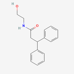 N-(2-hydroxyethyl)-3,3-diphenylpropanamide