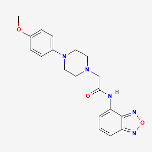 N-(2,1,3-BENZOXADIAZOL-4-YL)-2-[4-(4-METHOXYPHENYL)-1-PIPERAZINYL]ACETAMIDE