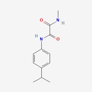 N-methyl-N'-[4-(propan-2-yl)phenyl]ethanediamide