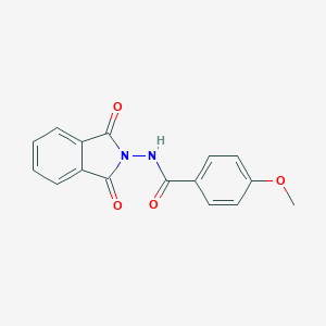 molecular formula C16H12N2O4 B463538 N-(1,3-dioxo-1,3-dihydro-2H-isoindol-2-yl)-4-methoxybenzamide CAS No. 118071-20-8