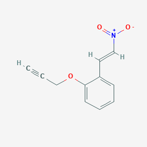 1-(2-nitrovinyl)-2-(2-propyn-1-yloxy)benzene