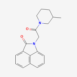 1-[2-(3-methyl-1-piperidinyl)-2-oxoethyl]benzo[cd]indol-2(1H)-one