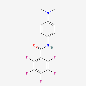 N-[4-(dimethylamino)phenyl]-2,3,4,5,6-pentafluorobenzamide