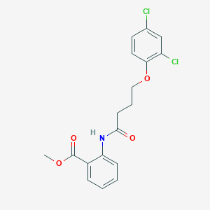 Methyl 2-[4-(2,4-dichlorophenoxy)butanoylamino]benzoate