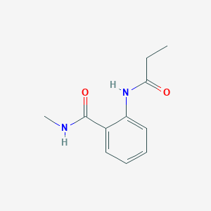 molecular formula C11H14N2O2 B4635515 N-methyl-2-(propionylamino)benzamide 