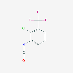 molecular formula C8H3ClF3NO B046357 2-氯-1-异氰酸酯-3-(三氟甲基)苯 CAS No. 88330-63-6