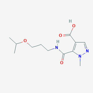 5-{[(3-isopropoxypropyl)amino]carbonyl}-1-methyl-1H-pyrazole-4-carboxylic acid