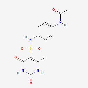 N-[4-(2-HYDROXY-4-METHYL-6-OXO-1,6-DIHYDROPYRIMIDINE-5-SULFONAMIDO)PHENYL]ACETAMIDE