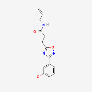 N-allyl-3-[3-(3-methoxyphenyl)-1,2,4-oxadiazol-5-yl]propanamide