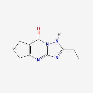 2-ethyl-4,5,6,7-tetrahydro-8H-cyclopenta[d][1,2,4]triazolo[1,5-a]pyrimidin-8-one