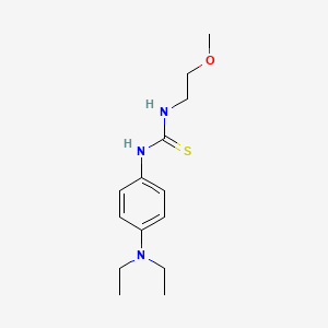 1-[4-(Diethylamino)phenyl]-3-(2-methoxyethyl)thiourea