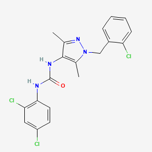 N-[1-(2-chlorobenzyl)-3,5-dimethyl-1H-pyrazol-4-yl]-N'-(2,4-dichlorophenyl)urea