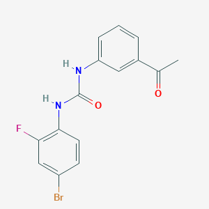 1-(3-Acetylphenyl)-3-(4-bromo-2-fluorophenyl)urea