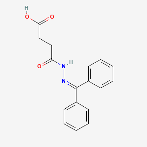 molecular formula C17H16N2O3 B4635951 Succinic acid diphenylmethylene hydrazide CAS No. 103526-97-2