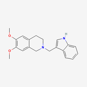 2-(1H-indol-3-ylmethyl)-6,7-dimethoxy-3,4-dihydro-1H-isoquinoline