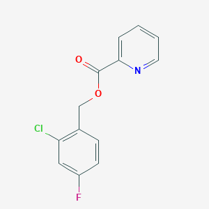 2-chloro-4-fluorobenzyl 2-pyridinecarboxylate