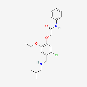 2-{5-chloro-2-ethoxy-4-[(isobutylamino)methyl]phenoxy}-N-phenylacetamide