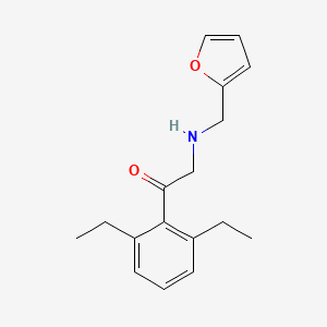 1-(2,6-diethylphenyl)-2-[(2-furylmethyl)amino]ethanone