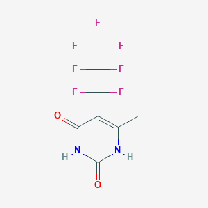 5-(heptafluoropropyl)-6-methylpyrimidine-2,4(1H,3H)-dione