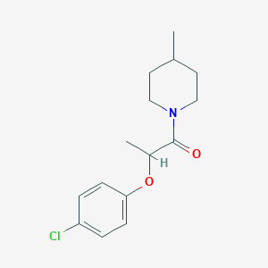 1-[2-(4-chlorophenoxy)propanoyl]-4-methylpiperidine