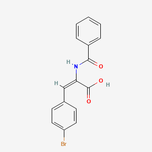 2-(benzoylamino)-3-(4-bromophenyl)acrylic acid