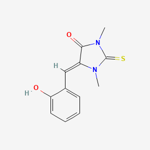 5-(2-hydroxybenzylidene)-1,3-dimethyl-2-thioxo-4-imidazolidinone