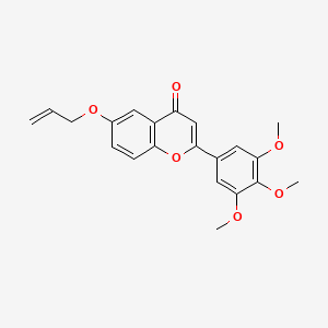 6-Prop-2-enoxy-2-(3,4,5-trimethoxyphenyl)chromen-4-one