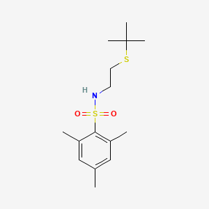 N-[2-(tert-butylthio)ethyl]-2,4,6-trimethylbenzenesulfonamide