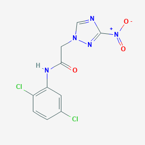 molecular formula C10H7Cl2N5O3 B463653 N-(2,5-dichlorophenyl)-2-(3-nitro-1H-1,2,4-triazol-1-yl)acetamide CAS No. 312635-39-5