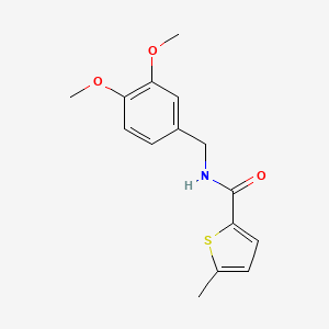 N-(3,4-dimethoxybenzyl)-5-methyl-2-thiophenecarboxamide