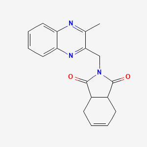 2-[(3-methylquinoxalin-2-yl)methyl]-3a,4,7,7a-tetrahydro-1H-isoindole-1,3(2H)-dione