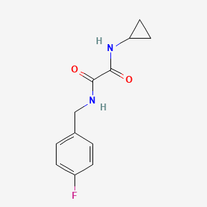 N'-cyclopropyl-N-[(4-fluorophenyl)methyl]oxamide