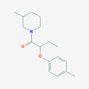 2-(4-Methylphenoxy)-1-(3-methylpiperidin-1-yl)butan-1-one