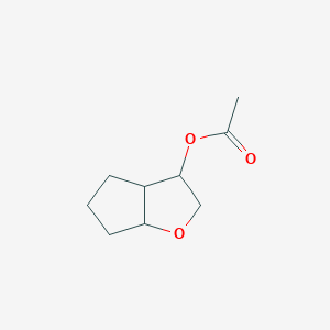 B046370 3,3a,4,5,6,6a-hexahydro-2H-cyclopenta[b]furan-3-yl acetate CAS No. 118790-25-3