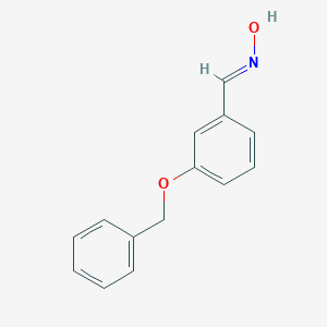 molecular formula C14H13NO2 B463713 3-(Benzyloxy)benzaldehyde oxime CAS No. 1802893-24-8